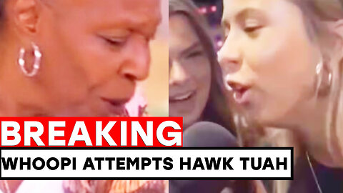 WHOOPI on the VIEW attempts HAWK TUAH MEME!