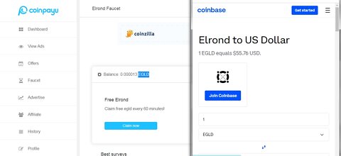 How To Earn Free 14 Elrond EGLD Cryptocurrency At Coinpayu Every 60 minutes With Proof