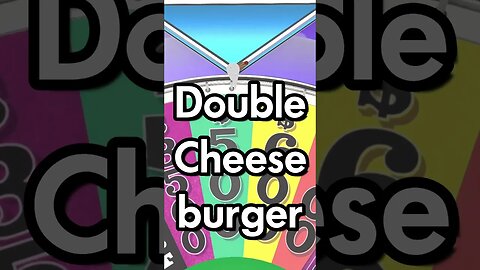 mmmm Cheeseburger #shorts #wheeloffortune #gaming #funnymoments