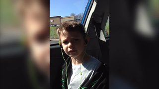 Kid gets Caught Singing!