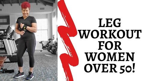 Great Leg Workout For Women Over 50 #fitover50 #weightlossgoals