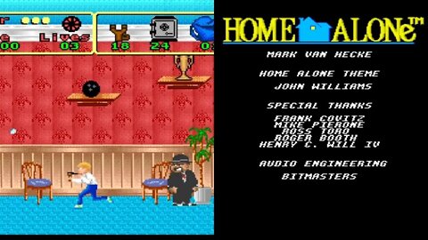 1991 Home Alone Arcade Game. Classic and Retro No Commentary Gameplay. | Piso games