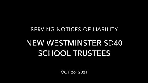 Serving the SD40 New Westminster School Board - Oct 26, 2021