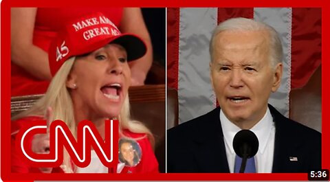 Tonight Exclusive: See Biden's response to Marjorie Taylor Greene interrupting speech|