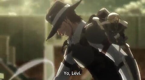 Attack on Titan Levi vs Kenny full scene subbed