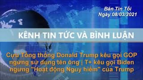 TT Donald Trump kêu gọi GOP ngừng sử dụng tên ông | T+ đe dọa Biden về Hoạt động Nguy hiểm của Trump