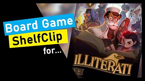 🌱ShelfClips: Illiterati (Short Board Game Preview)