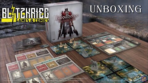 Bloodborne Board Game Unboxing CMON