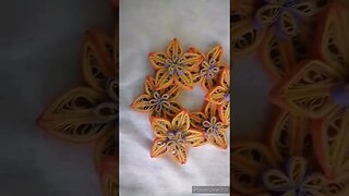 🌼 Beautiful 3D Paper Quilling flowers | ත්‍රිමාණ පේපර් කුවිලින් මල් 🌼@chcreation moratuwa