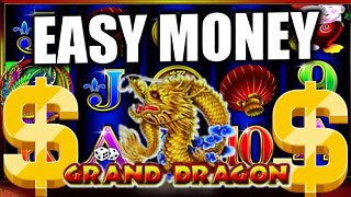 Grand Dragon JACKPOT - EASY MONEY! Jackpot Handpay Playing Slot Machines!