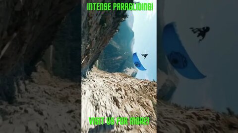 Intense Paragliding! Amazing Compilation! #Shorts #YoutubeShorts #ExtremeSports #Paragliding #Danger