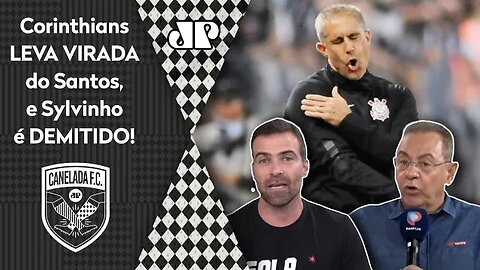 "O Sylvinho NÃO ERA TÉCNICO pro Corinthians!" Veja DEBATE após 2 a 1 do Santos!