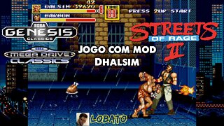 Streets of Rage II (com mod) - Dhalsim