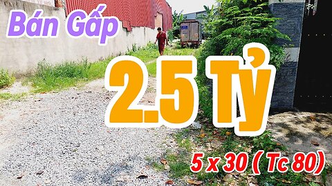 Đất Dầu Tiếng | bán gấp lô đất 5 x 30 ( tc 80) nhựa lớn giá rẽ#562