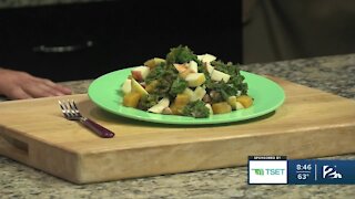 Shape Your Future Healthy Kitchen: Apple, Butternut Squash, Chickpea & Kale Hash