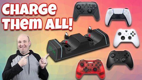 Charge All Controllers from ONE DOCK