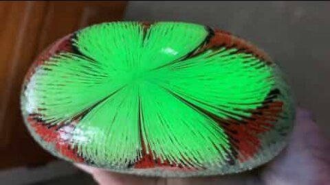 The making of glass that reacts to UV rays