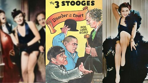 DISORDER IN THE COURT 1936 The Three Stooges & Suzanne Kaaren | Comedy | B&W