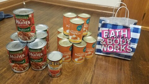 CANNED GOODS SCORE DUMPSTER DIVING AT DOLLAR TREE!!!!