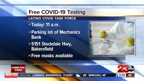 Latino COVID Task Force hosts more free testing