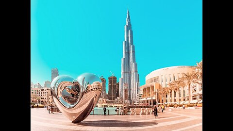 Dubai Burj Khalifa, Night City Center Walking Tour United Arab Emirates 🇦🇪