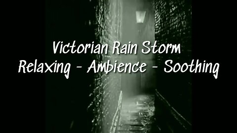 Victorian London Gentile Rain Storm