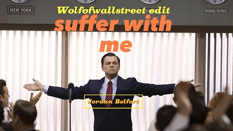 Jordan Belfort wolfofwallstreet edits with: suffer with me slowed down #wolfofwallstreet #rich