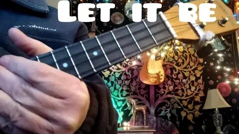 Let It Be- The Beatles ukulele lesson by Cari Dell (ukulele tutorial)