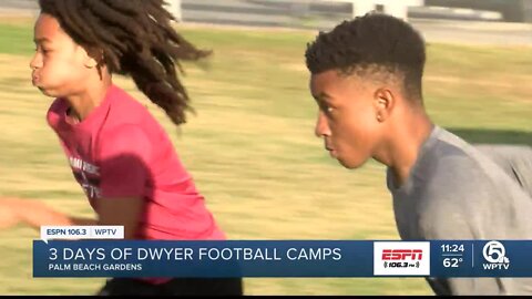 Dwyer hosting youth football camps