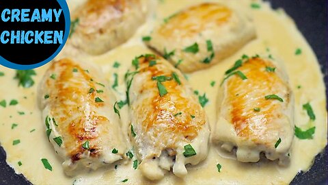 Delicious Creamy Chicken with Mushrooms Recipe 🍄🍗