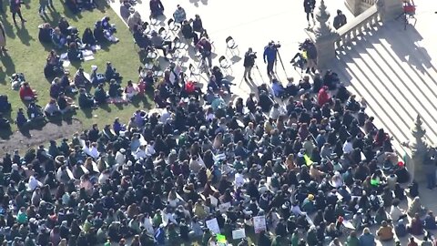 Take A Stand protest at Michigan State Capital