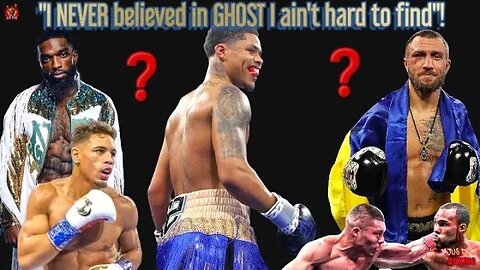 SHAKUR STEVENSON "I NEVER BELIEVED IN GHOST 👻 I AIN'T HARD TO FIND | LOMACHENKO DUCKING SMOKE❓