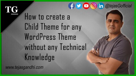 How to create a Child Theme for any WordPress Theme without Technical Knowledge in Hindi (2020)