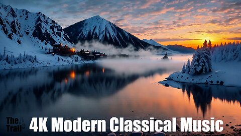 Modern Classical Music - Limitless | (AI) Audio Reactive Realistic | Lake Baikal