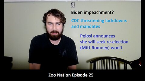 CDC wants you to wear a mask----again! Biden impeachment inquiry | Zoo Nation Ep 25