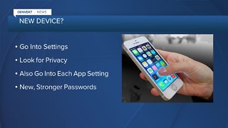 Got a new device? Check privacy & security settings