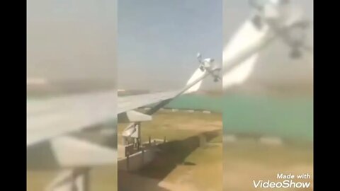 Whoops! 737-800 collides with electric pole before take-off