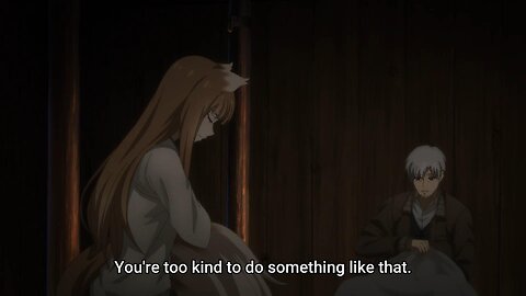 holo just to nice to wake him | spice and wolf