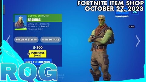 MORE FORTNITEMARES STUFF IS BACK! FORTNITE ITEM SHOP (October 27, 2023)