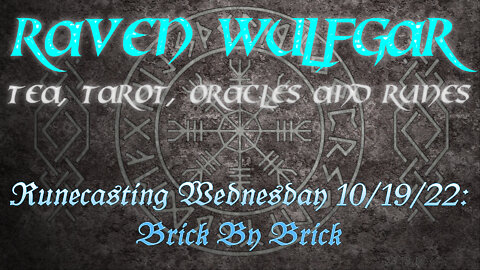 #RunecastingWednesday 10/19/22: Brick By Brick