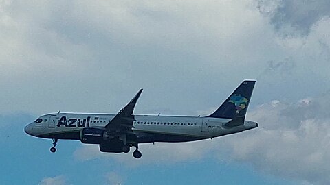 Airbus A320NEO PR-YRU vindo de Belém para Manaus,A320NEO PR-YRU coming from Belém to Manaus