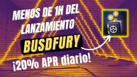 BUSDFURY español 🤑🤑 gana 20% ROI diario