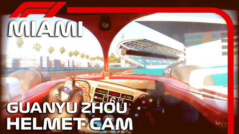 F1 2022 Miami Grand Prix | Guanyu Zhou Helmet Cam | Alfa Romeo Racing C42 | Assetto Corsa Reshade