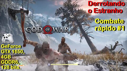 God of War (2018) - Derrotando o Estranho - Combate rapido #1