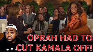 Oprah CUTS OFF Kamala Harris As She GOES INTO Word Salad To Answer SIMPLE Question From Audience!