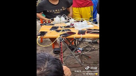 There Was a Typhoon in China, People Desperately Needed To Charge Phones - All Their Money Is On It