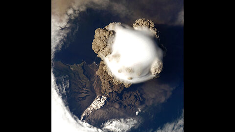 NASA | Sarychev Volcano Eruption from the International Space Station