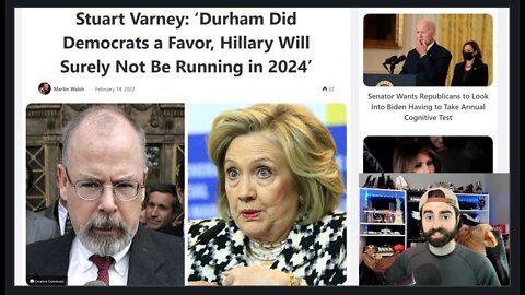 Why Now? Durham's Report On Hillary Clinton Means Timing Is Everything To The DeepState!