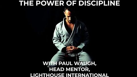 The Power of Discipline: Paul Waugh Lighthouse International #shorts