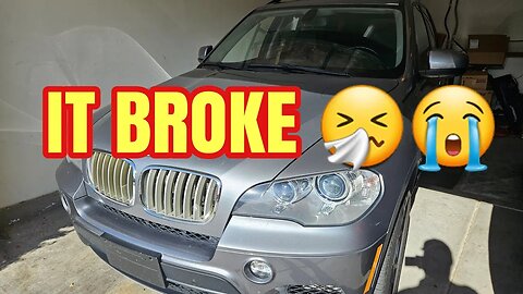 It Broke. BMW X5D Took A Massive L. Engine Failure?